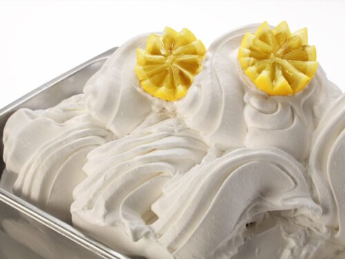 Limonin sladoled iz paste Limona Motivi Top z rezinami limone